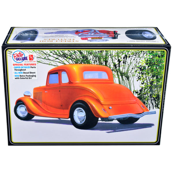 Skill 2 Model Kit 1934 Ford Street Rod 5-Window Coupe 1/25 Scale Model by AMT