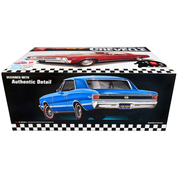 Skill 2 Model Kit 1967 Chevrolet Chevelle SS 396 "AMT Celebrating 75 Years" 1/25 Scale Model by AMT