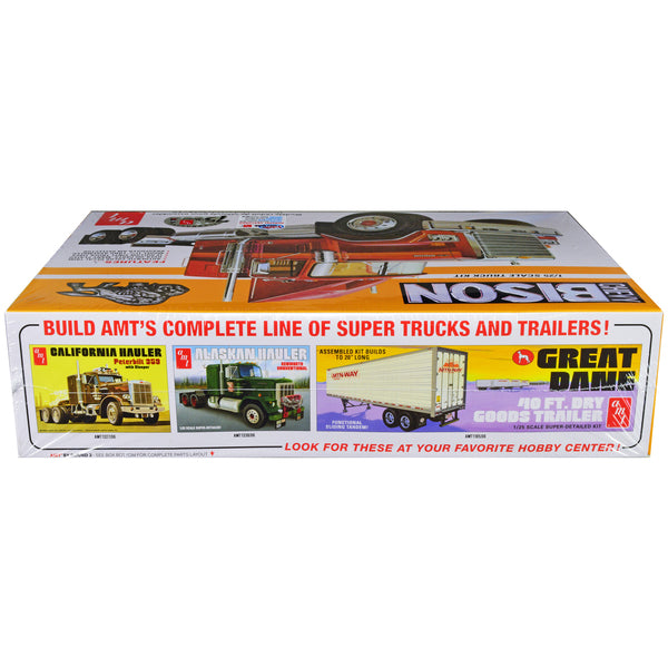 Skill 3 Model Kit Chevrolet Bison Truck Tractor 1/25 Scale Model by AMT