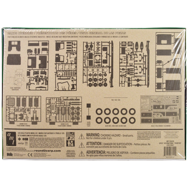 Skill 3 Model Kit International Transtar 4300 Eagle Truck Tractor "Sprite" 1/25 Scale Model by AMT