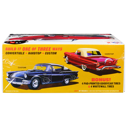 Skill 2 Model Kit 1957 Ford Thunderbird 3-in-1 Kit 1/25 Scale Model by AMT