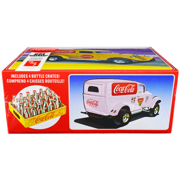 Skill 2 Model Kit 1933 Willys Panel Truck "Coca-Cola" 1/25 Scale Model by AMT