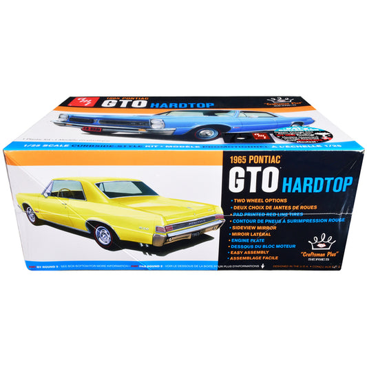 Skill 2 Model Kit 1965 Pontiac GTO Hardtop "Craftsman Plus" Series 1/25 Scale Model by AMT