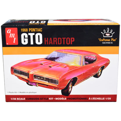 Skill 2 Model Kit 1968 Pontiac GTO Hardtop "Craftsman Plus" Series 1/25 Scale Model by AMT