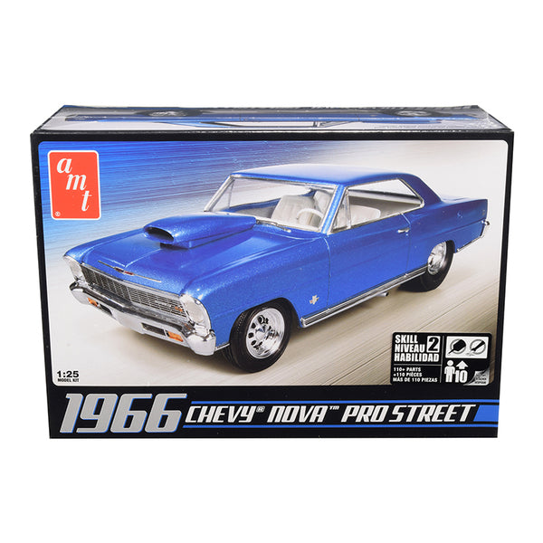 Skill 2 Model Kit 1966 Chevrolet Nova Pro Street 1/25 Scale Model by AMT