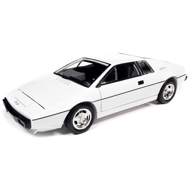 Lotus Esprit S1 Submarine Car White James Bond 007 "The Spy Who Loved Me" (1977) Movie "Silver Screen Machines" Series 1/18 Diecast Model Car by Auto World