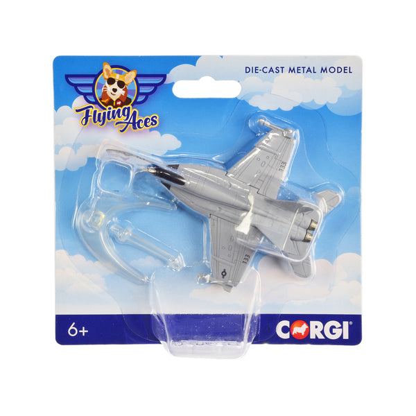 Boeing F/A-18 Super Hornet Fighter Aircraft "USAF" "Flying Aces" Series Diecast Model by Corgi