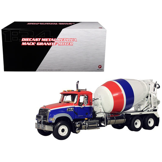 Mack Granite MP Concrete Mixer 1/34 Diecast Car Model by First Gear