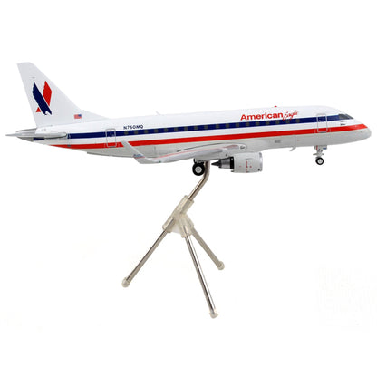 Embraer ERJ-170 Commercial Aircraft "American Airlines - American Eagle" White with Blue and Red Stripes "Gemini 200" Series 1/200 Diecast Model Airplane by GeminiJets