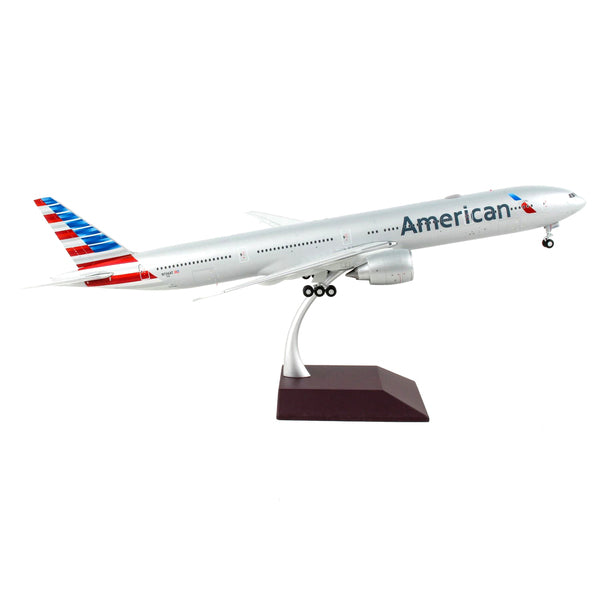 Boeing 777-300ER Commercial Aircraft "American Airlines" Silver "Gemini 200" Series 1/200 Diecast Model Airplane by GeminiJets