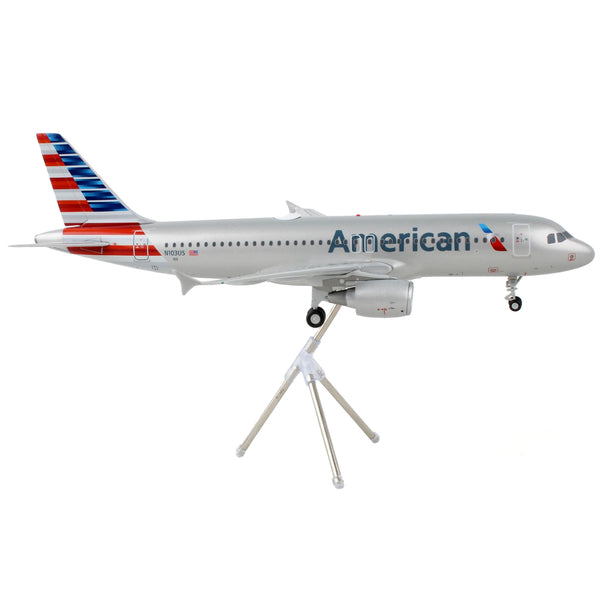 Airbus A320-200 Commercial Aircraft "American Airlines" Silver "Gemini 200" Series 1/200 Diecast Model Airplane by GeminiJets