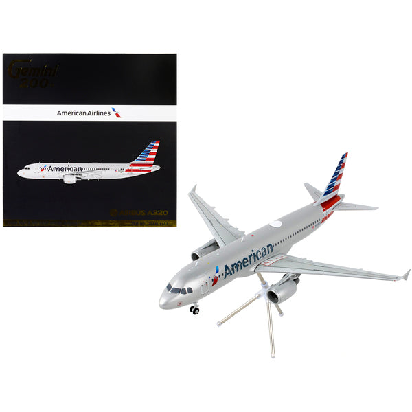 Airbus A320-200 Commercial Aircraft "American Airlines" Silver "Gemini 200" Series 1/200 Diecast Model Airplane by GeminiJets