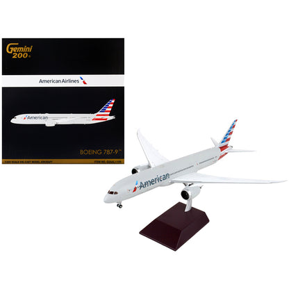 Boeing 787-9 Commercial Aircraft "American Airlines" Silver "Gemini 200" Series 1/200 Diecast Model Airplane by GeminiJets