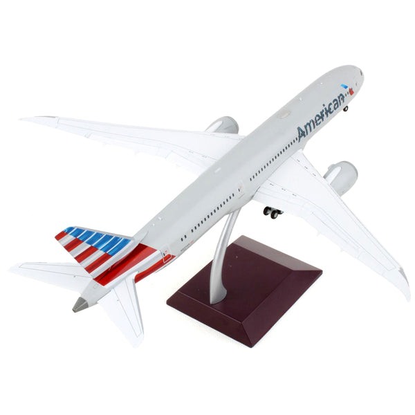 Boeing 787-9 Commercial Aircraft with Flaps Down "American Airlines" Silver "Gemini 200" Series 1/200 Diecast Model Airplane by GeminiJets