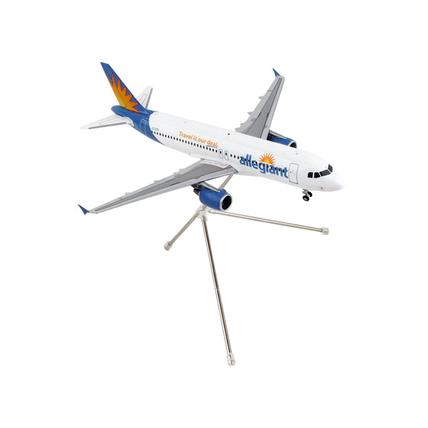 Airbus A320 Commercial Aircraft "Allegiant Air" White with Blue Tail "Gemini 200" Series 1/200 Diecast Model Airplane by GeminiJets