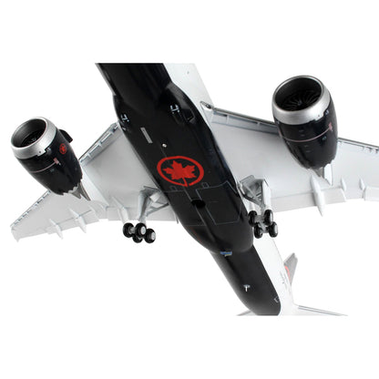 Boeing 787-9 Commercial Aircraft with Flaps Down "Air Canada" White with Black Tail "Gemini 200" Series 1/200 Diecast Model Airplane by GeminiJets