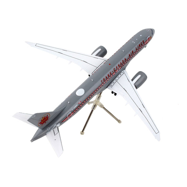 Airbus A220-300 Commercial Aircraft "Trans-Canada Air Lines - Air Canada" Gray with Red Stripes "Gemini 200" Series 1/200 Diecast Model Airplane by GeminiJets