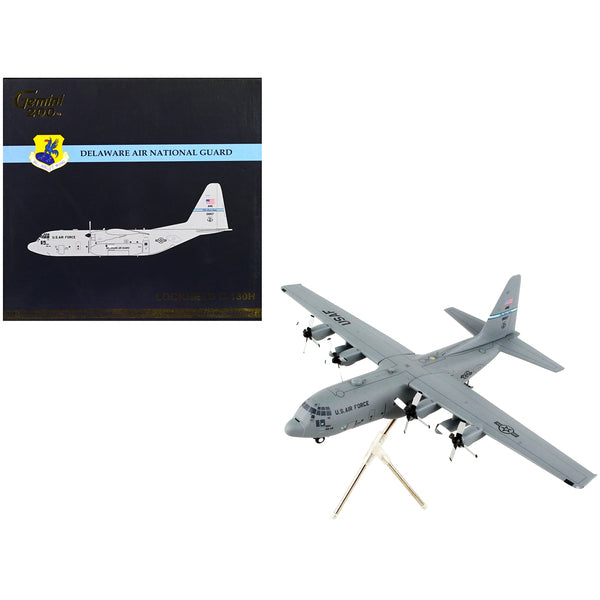 Lockheed C-130H Hercules Transport Aircraft "Delaware Air National Guard" United States Air Force "Gemini 200" Series 1/200 Diecast Model Airplane by GeminiJets