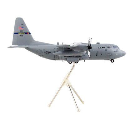 Lockheed C-130H Hercules Transport Aircraft "North Carolina Air National Guard Charlotte ANGB" United States Air Force "Gemini 200" Series 1/200 Diecast Model Airplane by GeminiJets