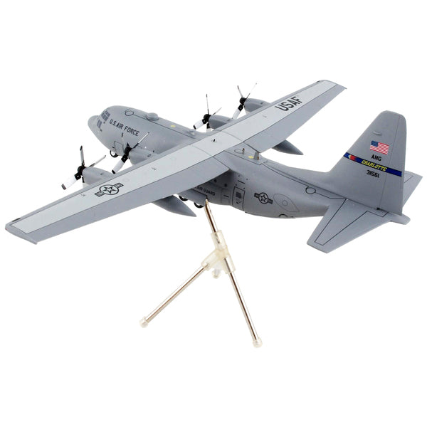 Lockheed C-130H Hercules Transport Aircraft "North Carolina Air National Guard Charlotte ANGB" United States Air Force "Gemini 200" Series 1/200 Diecast Model Airplane by GeminiJets