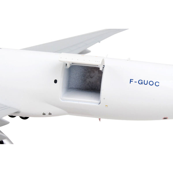 Boeing 777F Commercial Aircraft "Air France Cargo" White with Striped Tail "Gemini 200 - Interactive" Series 1/200 Diecast Model Airplane by GeminiJets