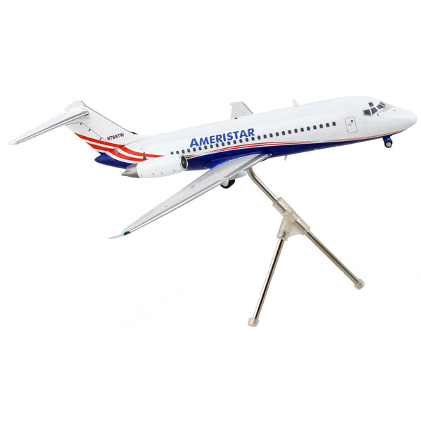 McDonnell Douglas DC-9-15F Commercial Aircraft "Ameristar Air Cargo" White with Blue and Red Stripes "Gemini 200" Series 1/200 Diecast Model Airplane by GeminiJets