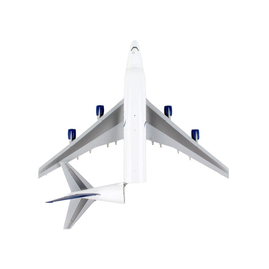 Boeing 747LCF Commercial Aircraft "Dreamlifter" White with Blue Tail "Gemini 200" Series 1/200 Diecast Model Airplane by GeminiJets