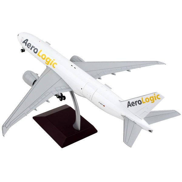 Boeing 777F Commercial Aircraft "AeroLogic" White "Gemini 200 - Interactive" Series 1/200 Diecast Model Airplane by GeminiJets