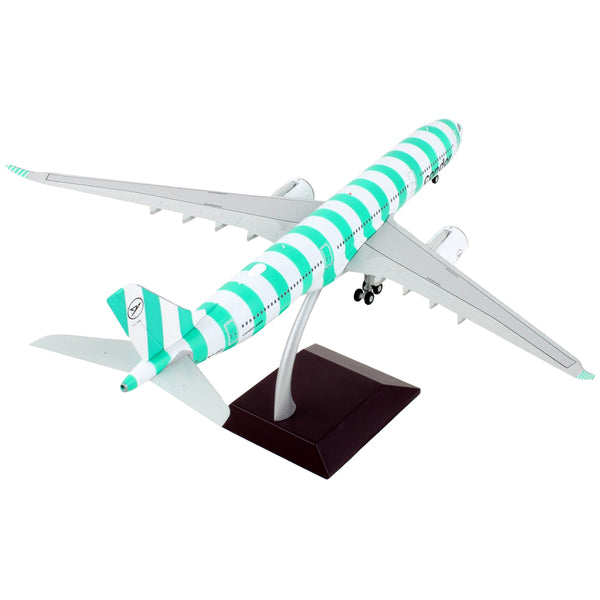 Airbus A330-900 Commercial Aircraft "Condor Airlines" White and Green Striped "Gemini 200" Series 1/200 Diecast Model Airplane by GeminiJets