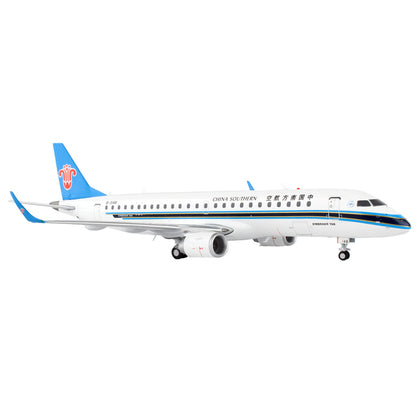 Embraer ERJ-190 Commercial Aircraft "China Southern Airlines" White with Black Stripes and Blue Tail "Gemini 200" Series 1/200 Diecast Model Airplane by GeminiJets