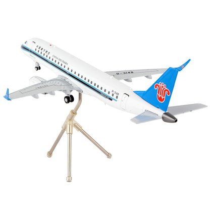 Embraer ERJ-190 Commercial Aircraft "China Southern Airlines" White with Black Stripes and Blue Tail "Gemini 200" Series 1/200 Diecast Model Airplane by GeminiJets