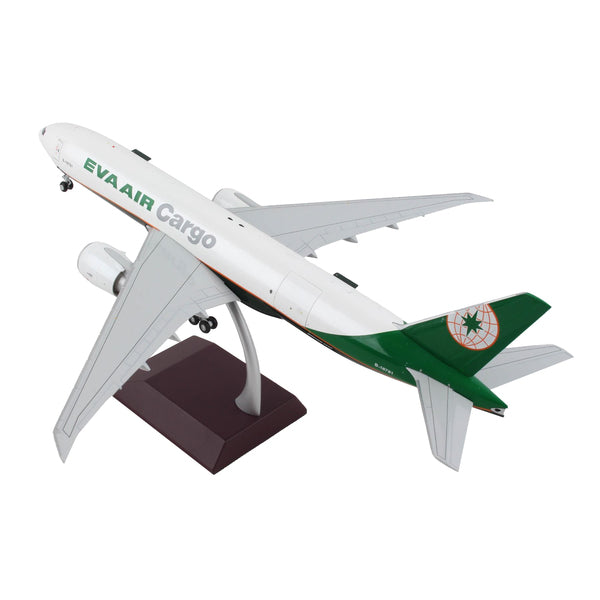 Boeing 777F Commercial Aircraft "Eva Air Cargo" White with Green Tail "Gemini 200 - Interactive" Series 1/200 Diecast Model Airplane by GeminiJets