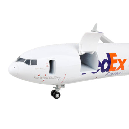 McDonnell Douglas MD-11F Commercial Aircraft "Federal Express" White with Purple Tail "Interactive Series" 1/200 Diecast Model Airplane by GeminiJets