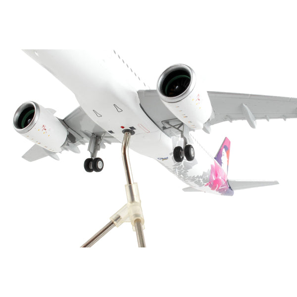 Airbus A321neo Commercial Aircraft "Hawaiian Airlines" White with Purple Tail "Gemini 200" Series 1/200 Diecast Model Airplane by GeminiJets