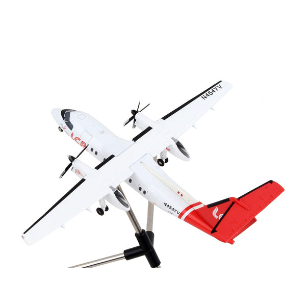 Bombardier Dash 8-200 Commercial Aircraft "LC Peru" White with Red Tail "Gemini 200" Series 1/200 Diecast Model Airplane by GeminiJets