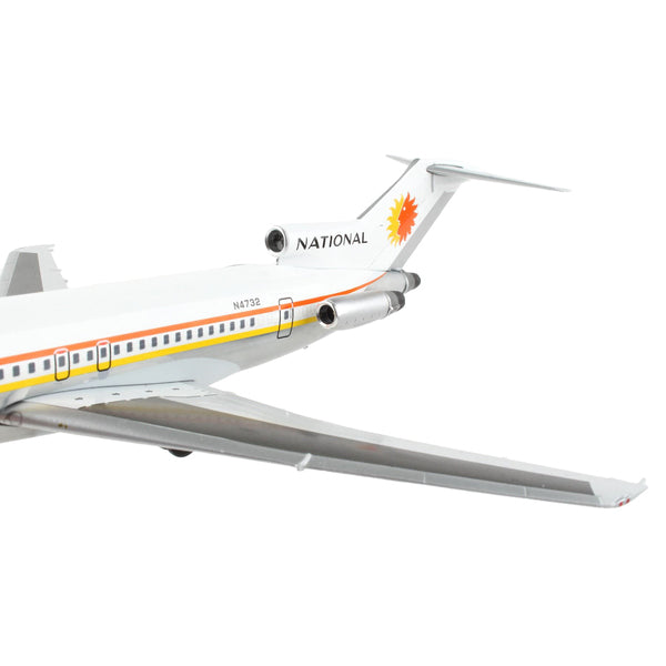 Boeing 727-200 Commercial Aircraft "National Airlines" White with Orange and Yellow Stripes "Gemini 200" Series 1/200 Diecast Model Airplane by GeminiJets