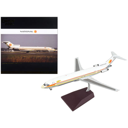 Boeing 727-200 Commercial Aircraft "National Airlines" White with Orange and Yellow Stripes "Gemini 200" Series 1/200 Diecast Model Airplane by GeminiJets