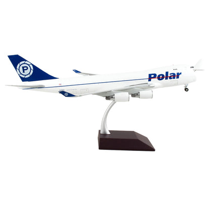 Boeing 747-400F Commercial Aircraft "Polar Air Cargo" White with Blue Tail "Gemini 200 - Interactive" Series 1/200 Diecast Model Airplane by GeminiJets