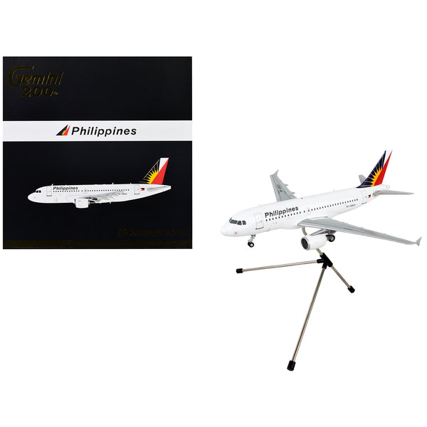 Airbus A319 Commercial Aircraft "Philippine Airlines" White with Tail Graphics "Gemini 200" Series 1/200 Diecast Model Airplane by GeminiJets