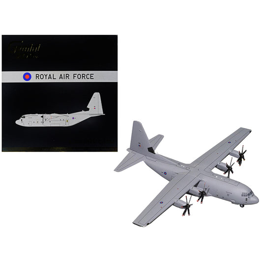 Lockheed C-130J Super Hercules Transport Aircraft "British Royal Air Force" Gray "Gemini 200" Series 1/200 Diecast Model Airplane by GeminiJets