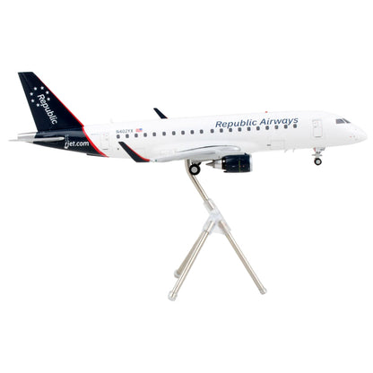 Embraer ERJ-175 Commercial Aircraft "Republic Airways" White with Blue Tail "Gemini 200" Series 1/200 Diecast Model Airplane by GeminiJets