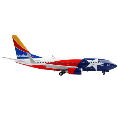 Boeing 737-700 Commercial Aircraft "Southwest Airlines - Lone Star One" Texas Flag Livery "Gemini 200" Series 1/200 Diecast Model Airplane by GeminiJets