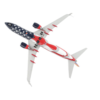 Boeing 737-800 Commercial Aircraft "Southwest Airlines - Freedom One" American Flag Livery "Gemini 200" Series 1/200 Diecast Model Airplane by GeminiJets