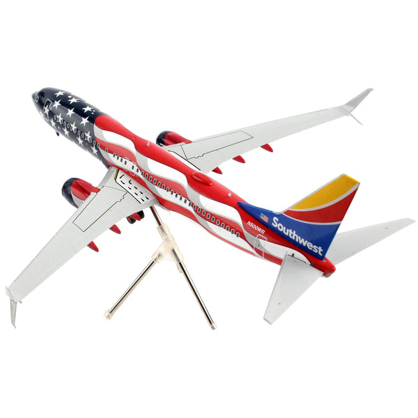 Boeing 737-800 Commercial Aircraft "Southwest Airlines - Freedom One" American Flag Livery "Gemini 200" Series 1/200 Diecast Model Airplane by GeminiJets