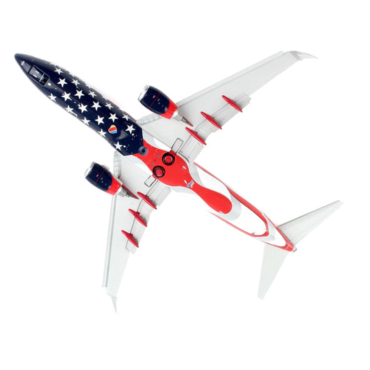 Boeing 737-800 Commercial Aircraft with Flaps Down "Southwest Airlines - Freedom One" American Flag Livery "Gemini 200" Series 1/200 Diecast Model Airplane by GeminiJets