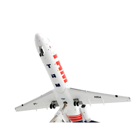 Fokker F100 Commercial Aircraft "TAM Linhas Aereas - Airlines" White with Blue Tail "Gemini 200" Series 1/200 Diecast Model Airplane by GeminiJets