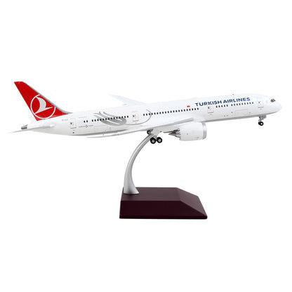 Boeing 787-9 Commercial Aircraft "Turkish Airlines" White with Red Tail "Gemini 200" Series 1/200 Diecast Model Airplane by GeminiJets