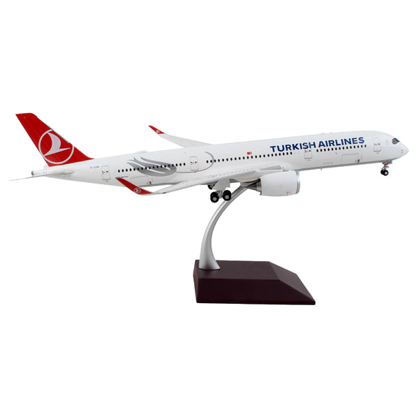 Airbus A350-900 Commercial Aircraft "Turkish Airlines" White with Red Tail "Gemini 200" Series 1/200 Diecast Model Airplane by GeminiJets