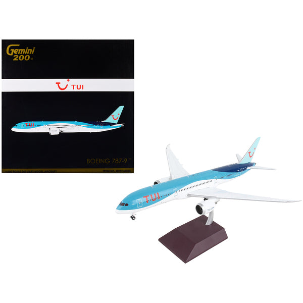 Boeing 787-9 Commercial Aircraft "TUI Airways" Blue and White "Gemini 200" Series 1/200 Diecast Model Airplane by GeminiJets