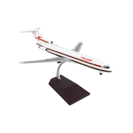 Boeing 727-200 Commercial Aircraft "Trump Shuttle" White with Red Stripes "Gemini 200" Series 1/200 Diecast Model Airplane by GeminiJets